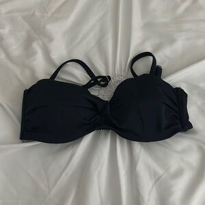 Dark blue bikini top